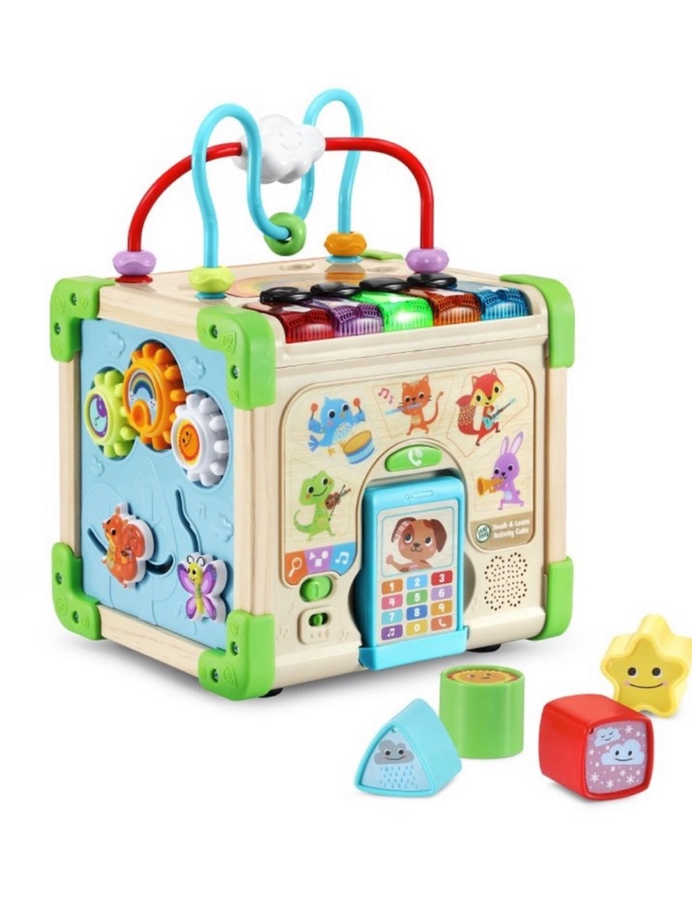 Leap Frog touch & learn activity cube. Like new .